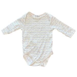 3M-6M Baby Patterned Onesie Rabbit Bear